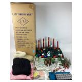 Century fold and go playard, Christmas lights,