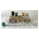 Glass Toothpick holders, wine glass