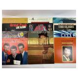 Vinyl records; grand funk, dean martin, chuck
