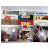 Vinyl records; herb Alpert, Mancini, Sam & Dave,