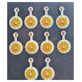 (10) NOS Elsie Cow Borden Dairy milk metal lapel