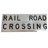 Railroad crossing sign