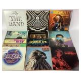 Vinyl records: The Band, Blue Oyster Cult, Bob