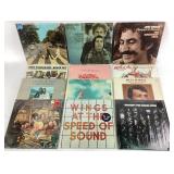Vinyl records: The Beatles, Simon & Garfunkel,