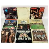 Vinyl records: Pat Benatar, The Beatles, Queen,