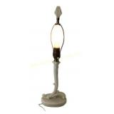 Aladdin alacite lamp with finial, works