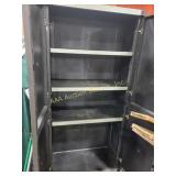 Keter plastic garage storage box, 73.5Hx34.5Wx18D