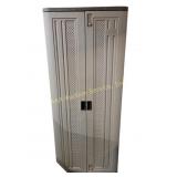 Suncast Plastic outdoor storage box, 72Hx30Wx19D