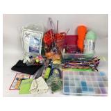 Craft items; yarn, Santaï¿½s house tissue box