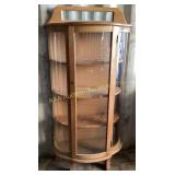 Curio Cabinet with rounded front