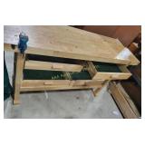 Work bench with drawers, clamp 34Hx20D62W