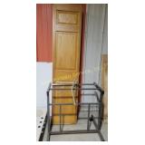 [2] Folding wooden doors, 36Wx78H1 3/4D, metal