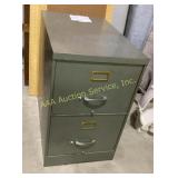 2 door filing cabinet 29Hx18Wx28D