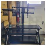 Entertainment stand with TV mount, 50Wx20Dx50