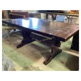 Trestle table 30Hx70Wx40D