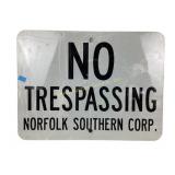 No Trespassing Metal Sign