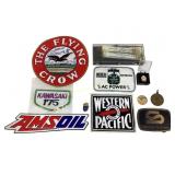 Railroad Coffee Mug, Patches, Decals and Pins