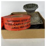 Norfolk Southern ï¿½Warning Stop Diggingï¿½ tape