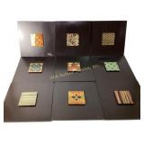 A. Ortiz fused tile wall art