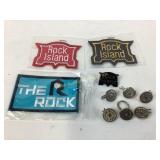 Rock Island Railway Lines Patches and Pins