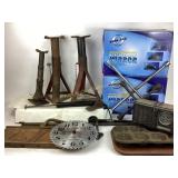 Kool-vue replacement mirrors, jacks, saw clock,