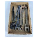 Hand tools:  linemanï¿½s wrenches, hand crimp tool,