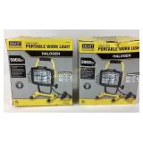 Smart electrician single head portable work lights