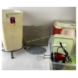 Kitchen aid hand mixer, works, plant stand,