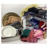 Menï¿½s exercise shorts, brass plate, roasting pan