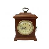Seth Thomas Solid Mahogany Desk Clock