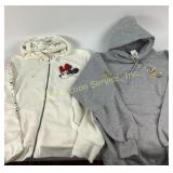 Disneyland 50 Years Grey Hooded Sweatshirt Size
