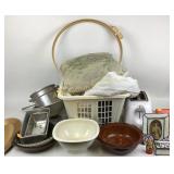 Stained glass picture frame and trinket box, Bake