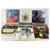 Vinyl records: The flamingo kid, the big chill,