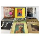 Vinyl records: ZZ Top, The Rolling Stones, the