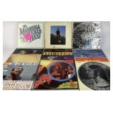 Vinyl records: Pink Floyd, Black Sabbath, the
