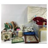 Assorted Christmas mugs and glasses, news