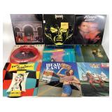 Vinyl records: Rush, Sammy Hagar, Jefferson