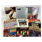 Vinyl Records: Wham, Culture Club, Marvin Gaye,