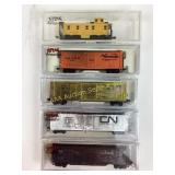 Atlas Railroad cars: Canadian National, Union