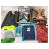 Large dog harnesses, purse hangers, USB cable,