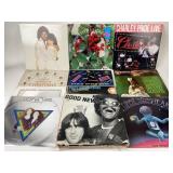 Vinyl records: Barbra Streisand, Kenny Rogers,