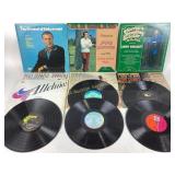 Vinyl records: Engelbert Humperdinck, Pat Boone,
