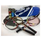 Vilas , Donnay, Head tennis racket,  Head bag,
