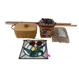 Longaberger USA Basket with insert, Longaberger