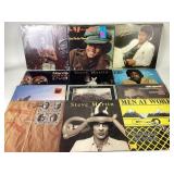 Vinyl records: Michael Jackson, Marvin Gaye Live,