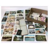 Landscape postcards from Indiana, Texas, Arkansas