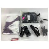 Hunting flashlight, Resistance bands, pillow case