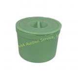 Jadeite Jeannette uranium glass refrigerator dish