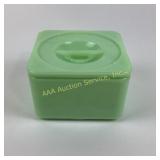 Jadeite Jeannette uranium glass refrigerator dish