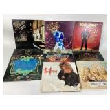 Vinyl records: Tom Johnson, Tom Jones, Aerosmith,